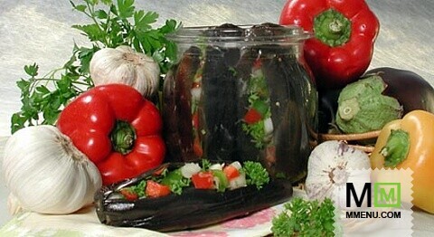 Баклажаны, маринованные с овощами Баклажаны, маринованные с овощами