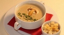 Рецепт - Сырный суп с шампиньонами (2)