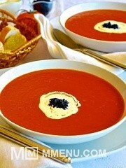 Приготовление блюда по рецепту - Томатный суп “Кровавая Мэри”. Шаг 8