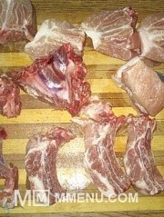Приготовление блюда по рецепту - Тушенные свиные ребрышки.. Шаг 1