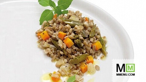 Каша перловая со спаржей Каша перловая со спаржей