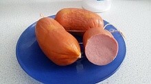 Рецепт - Сардельки "Мои любимые" с грудинкой и фруктами