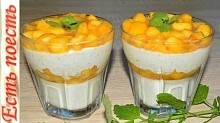 Рецепт - Мятно-персиковый десерт 