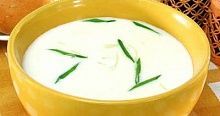 Рецепт - Молочный суп с желтками