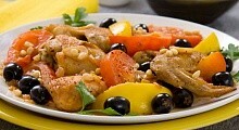 Рецепт - Таджин из курицы с имбирем и корицей