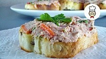 Рецепт - Бутерброды с тунцом