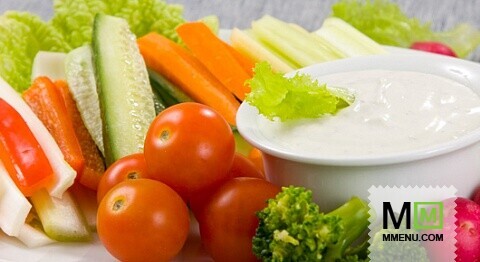 Овощи с сырным соусом Овощи с сырным соусом