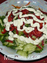 Приготовление блюда по рецепту - Легкий салат из кольраби.. Шаг 7