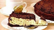 Рецепт - Шоколадно-творожный пирог