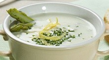 Рецепт - Суп-крем из спаржи