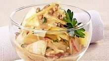 Рецепт - Салат из картофеля с яблоками