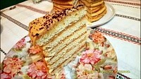 Торт "Рыжик по-деревенски".