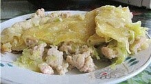 Рецепт - Тонкий пирог с капустой