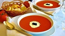 Рецепт - Томатный суп “Кровавая Мэри”