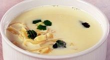 Рецепт - Молочный суп-лапша с картофелем и луком