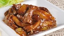 Рецепт - Тушеный баклажан в соевом соусе
