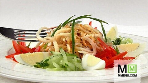 Закуска из жареных кальмаров Закуска из жареных кальмаров