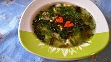 Рецепт - Суп щавелевый с индейкой