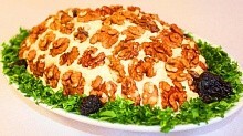 Рецепт - Праздничный салат "черепаха на траве"