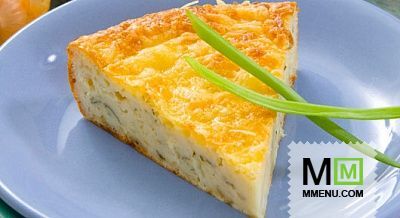 Пирог с луком и сыром фета