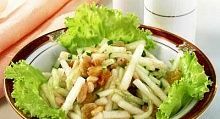 Рецепт - Салат из груш с огурцами