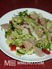 Приготовление блюда по рецепту - Салат с консервированным тунцом - рецепт от Виталий. Шаг 4