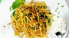 Рецепт - Картофель пай с зеленым соусом