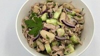 Салат из тунца и фасоли
