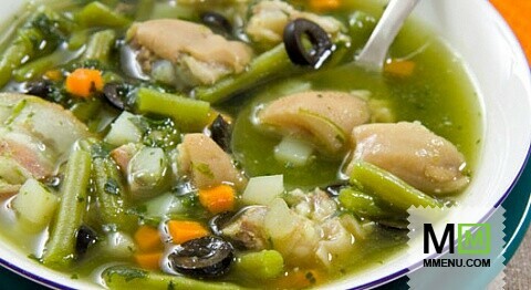 Менестра круда (суп с овощами и мясом)