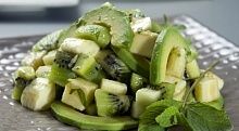 Рецепт - Салат из авокадо, киви и бананов
