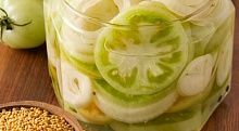Рецепт - Салат из зеленых помидоров