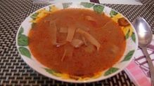 Рецепт - Суп постный из сушеной фасоли.