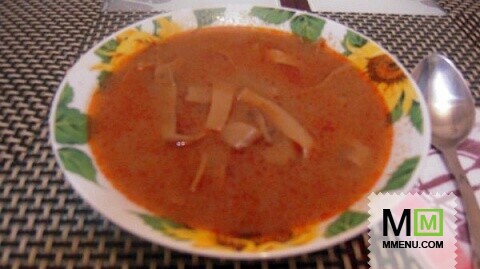 Суп постный из сушеной фасоли.