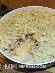Приготовление блюда по рецепту - Запеканка из макарон с сосисками.. Шаг 4