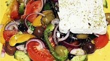 Рецепт - Как приготовить Греческий Cалат. How to make a Greek Salad.