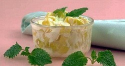 Рецепт - Манго, запеченные с йогуртом