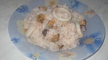 Рецепт - Рис с морепродуктами