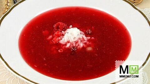 Ягодный суп с рисом Ягодный суп с рисом