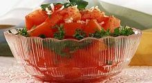 Рецепт - Острый салат из помидоров