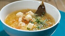 Рецепт - Суп с чечевицей и томатами