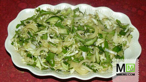 Салат из молодой капусты - рецепт от Виталий