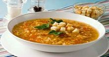 Рецепт - Суп с чечевицей и томатами