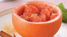Рецепт - Грейпфруты с корицей
