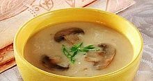 Рецепт - Суп из шампиньонов со сливками