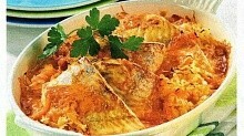 Рецепт - Рыба с капустой
