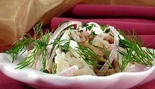 Рецепт - Салат из палтуса (2)