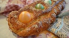 Рецепт - Греческий пасхальный хлеб
