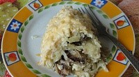 Картофельная запеканка с грибами в мультиварке / вкусно и просто