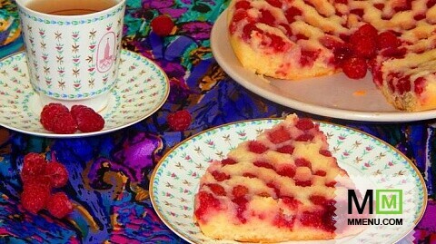 Пирог с малиной - рецепт от Василины