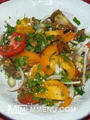 Приготовление блюда по рецепту - Салат из помидоров и баклажанов. Шаг 3